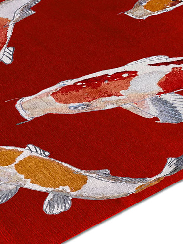 Элегантный ковер Fish Red