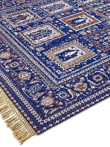 Оригинальный ковер ручной работы Mughal Blue